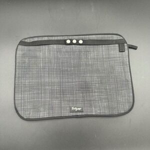 Thirty-One Insert Pocket Add On Snap Gray Zippered‎ For Bags